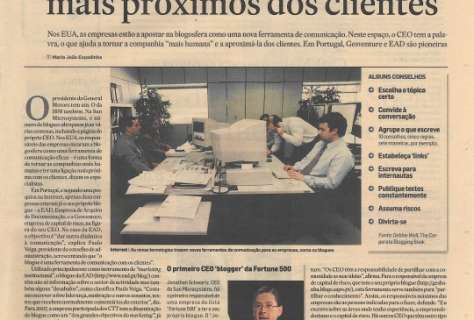 CEO “Blogam” para estar mais próximos dos clientes