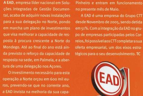 EAD abre novas instalações a Norte