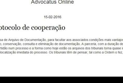 Ordem e EAD celebram protocolo de cooperação