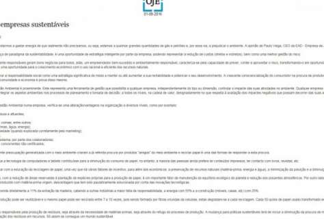 A emergência de empresas sustentáveis