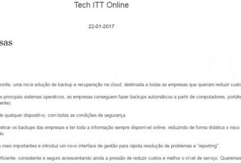 EAD quer retirar os backups das empresas