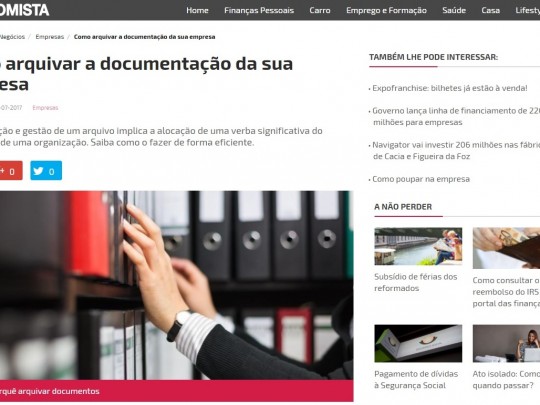 Como arquivar a documentação da sua empresa