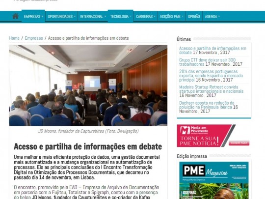 Acesso e partilha de informações em debate
