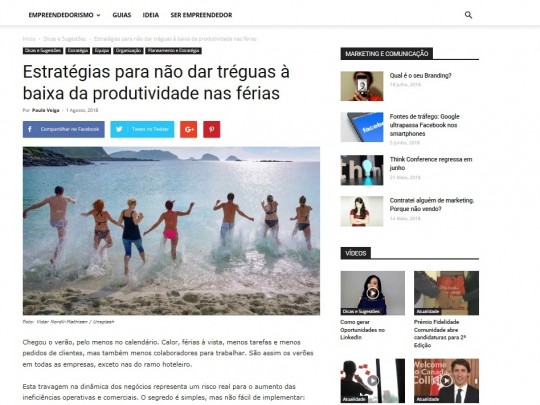 Estratégias para não dar tréguas à baixa da produtividade nas férias