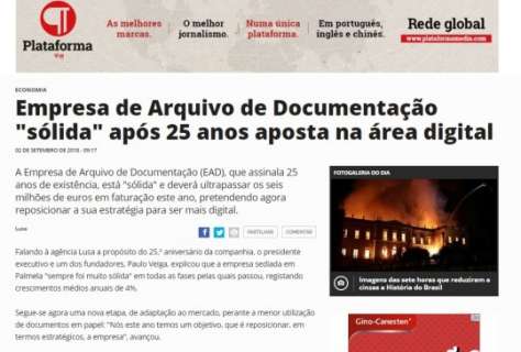 Empresa de Arquivo de Documentação “sólida” após 25 anos aposta na área digital