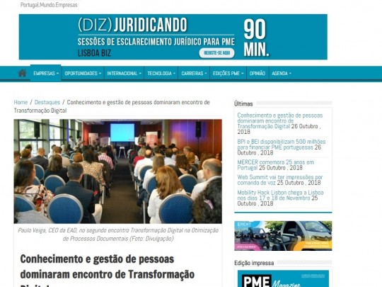Conhecimento e gestão de pessoas dominaram encontro de Transformação Digital