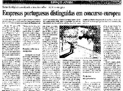 Empresas portuguesas distinguidas em concurso Europeu