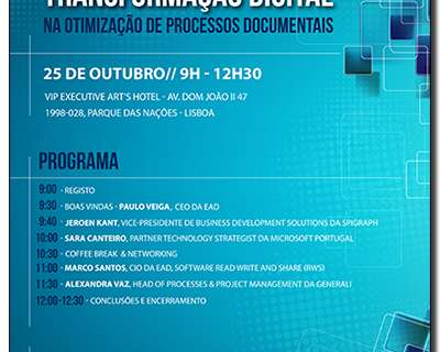 II Encontro Transformação Digital na otimização de processos