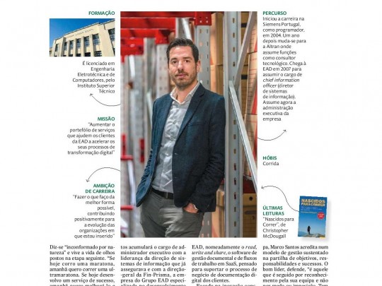 Marco Santos, 39 anos é o novo administrador executivo na EAD
