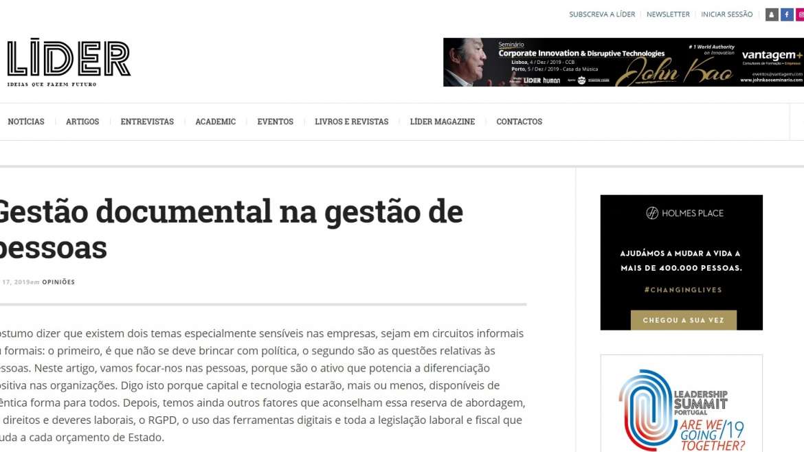 Gestão documental na gestão de pessoas
