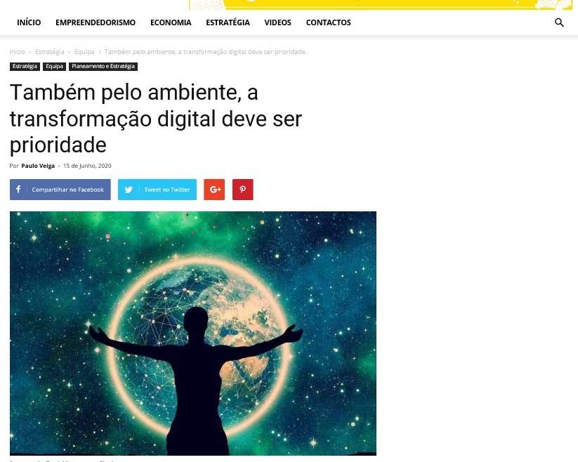 Também pelo ambiente, a transformação digital deve ser prioridade