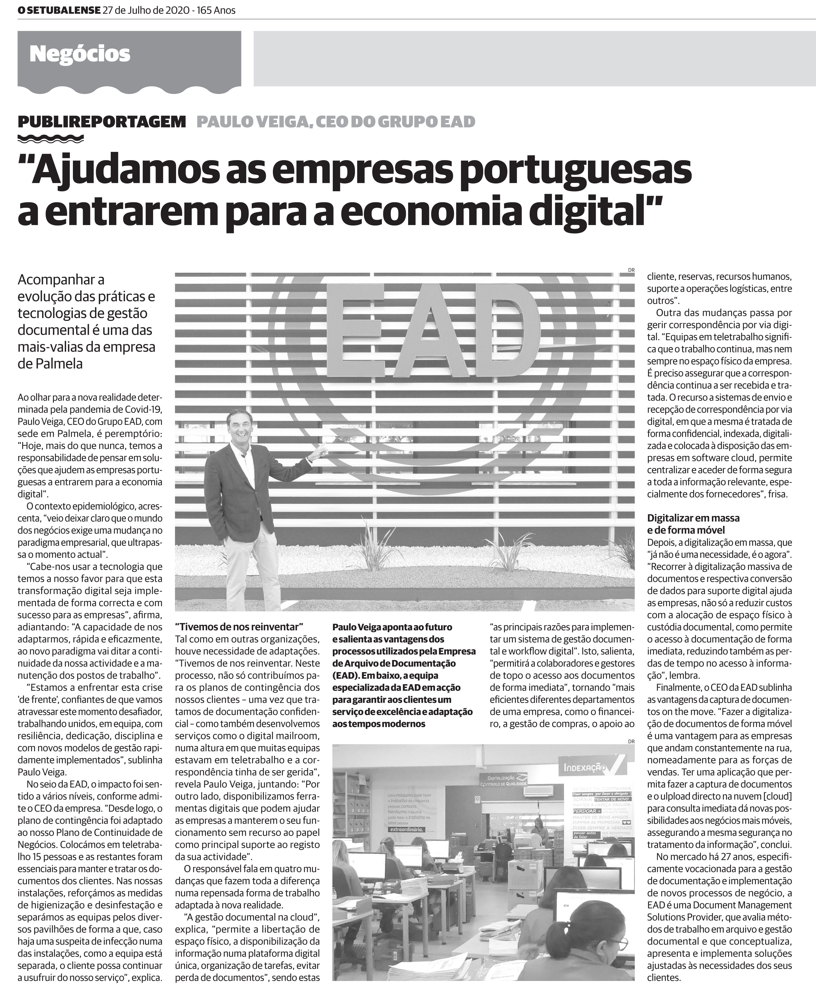 “Ajudamos as empresas portuguesas a entrarem para a economia digital”
