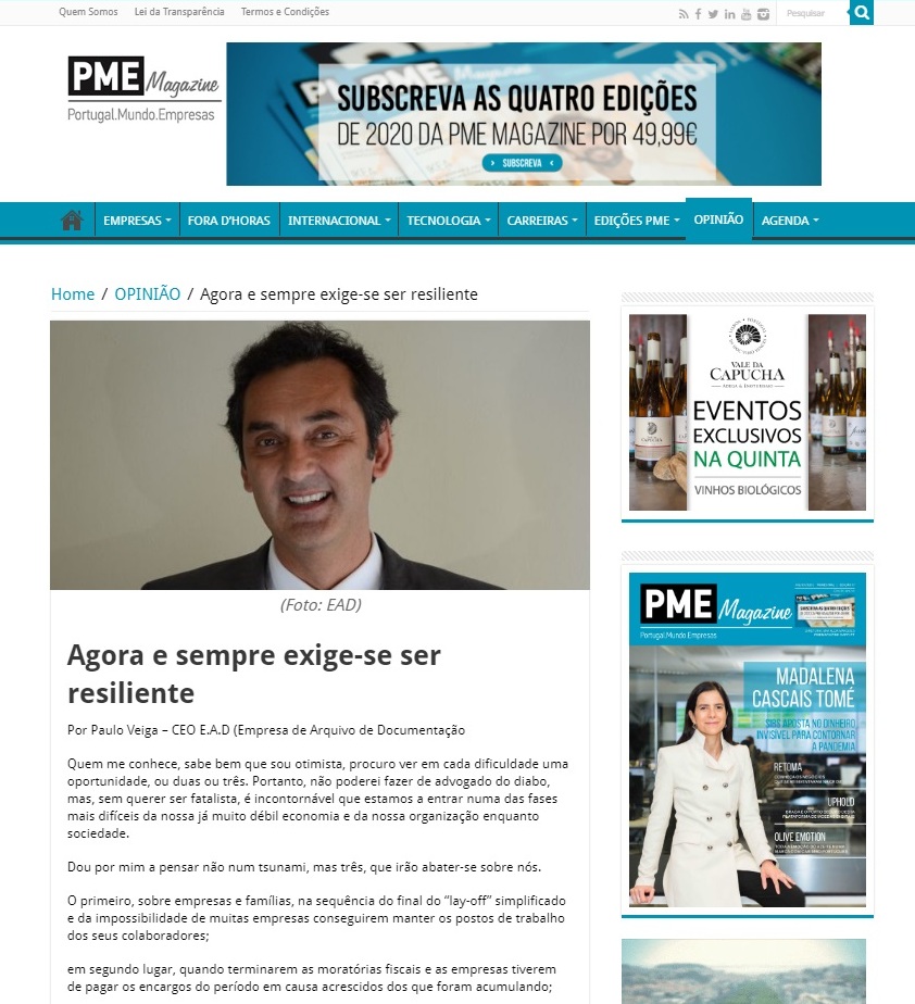 Agora e sempre exige-se ser resiliente
