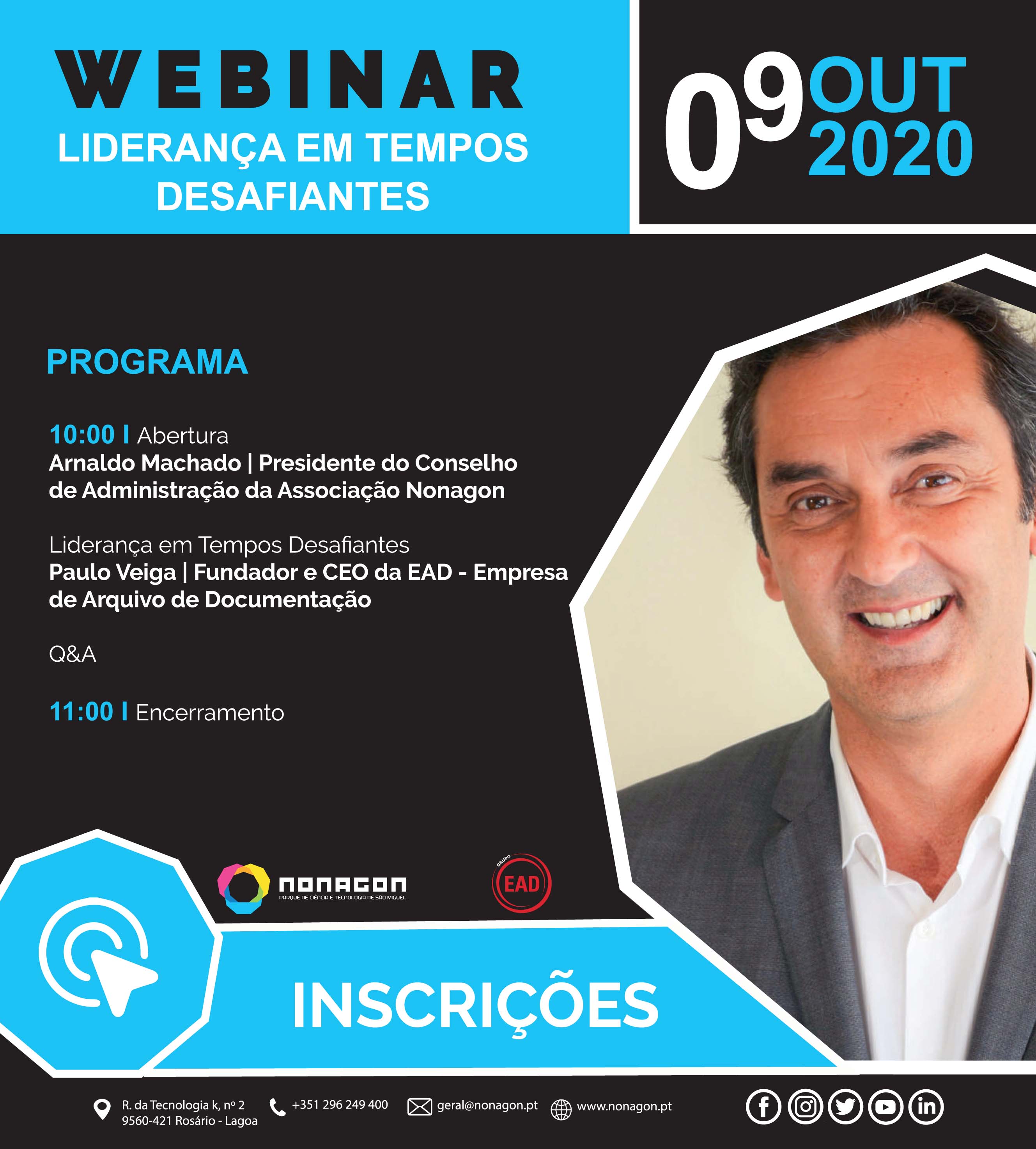 EAD junta-se à Nonagon para webinar sobre “Liderança em tempos desafiantes”