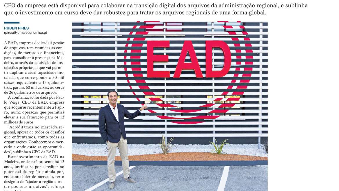 EAD vai duplicar capacidade instalada na Madeira