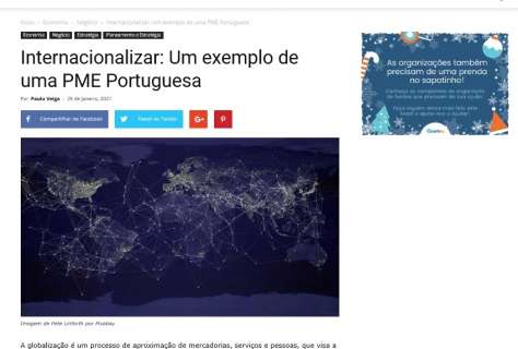 Internacionalizar: Um exemplo de uma PME Portuguesa