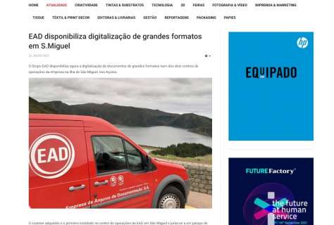 EAD disponibiliza digitalização de grandes formatos em S.Miguel