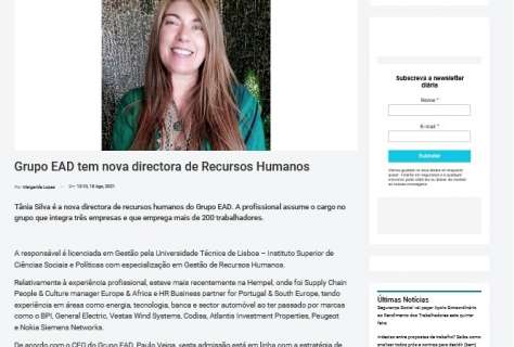 Grupo EAD tem nova directora de Recursos Humanos