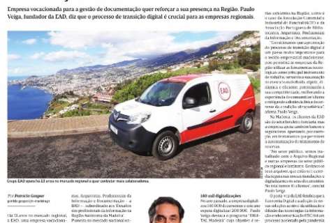 EAD prevê quase duplicar faturação na Madeira