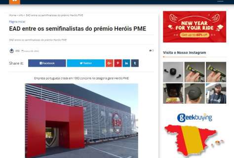 EAD entre os semifinalistas do prémio Heróis PME