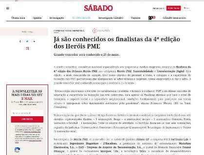 Já são conhecidos os finalistas da 4ª edição dos Heróis PME