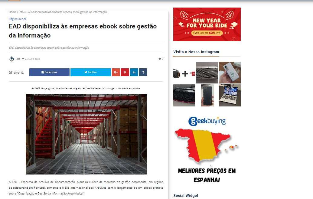 EAD disponibiliza às empresas ebook sobre gestão da informação