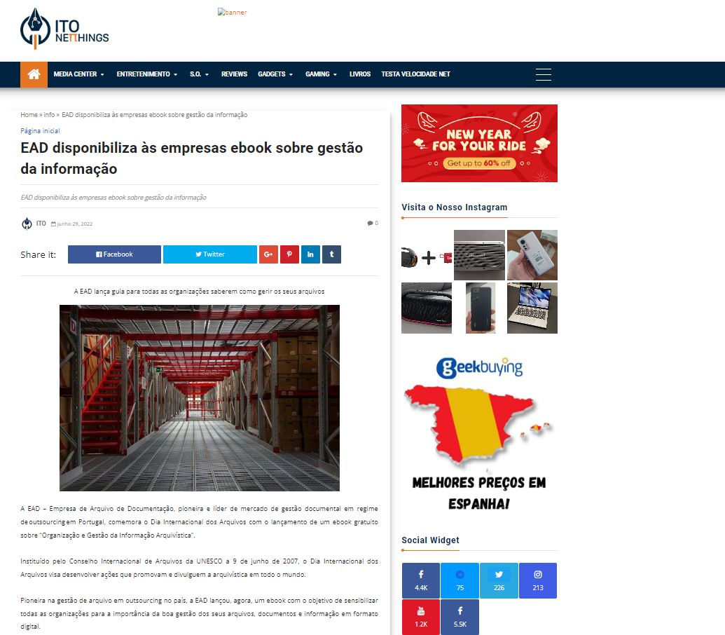 EAD disponibiliza às empresas ebook sobre gestão da informação