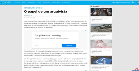 O papel de um arquivista