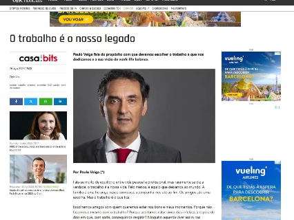 O trabalho é o nosso legado